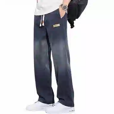 羽浅 美式宽松直筒潮牌舒适百搭休闲裤 男女同款