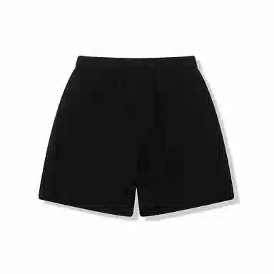 我是大卫 韩版时尚高级感小众设计百搭宽松直筒休闲短裤 男款 黑色