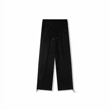 我是大卫 潮流束脚薄款宽松百搭休闲裤 男款 黑色