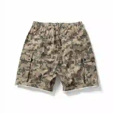 实年服工 夏季数码五分裤宽松休闲工装短裤 男款 迷彩
