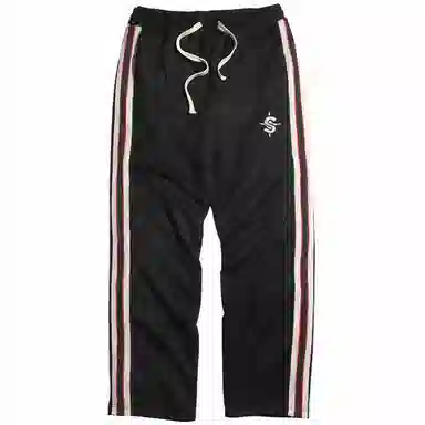 MIRACLE KILL Star Reflective Stripe Pants Black