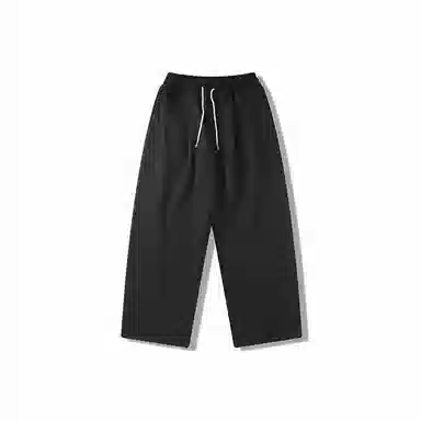 我是大卫 高街百搭纯色直筒简约宽松休闲裤 男款