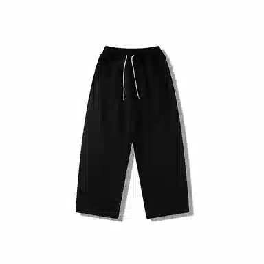 我是大卫 高街百搭纯色直筒简约宽松休闲裤 男款