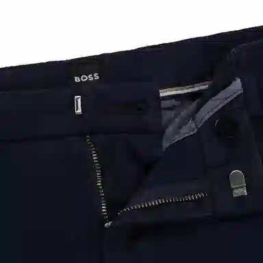 HUGO BOSS Slim Zip Casual Pants Black