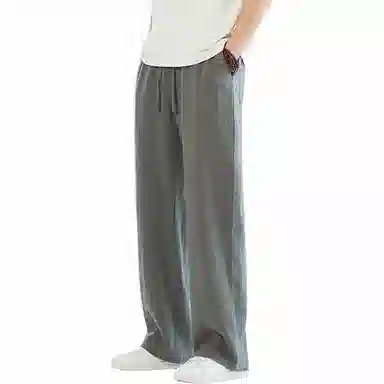 煦加 宽松纯色长裤休闲裤 男款