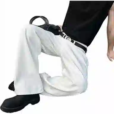 中国航天 美式高街复古水洗休闲裤 男女同款