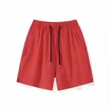 三体 水滴系列 美式复古简约基础纯色宽松百搭多巴胺高街潮牌时尚舒适透气薄款篮球跑步健身学生多巴胺休闲短裤 男女同款