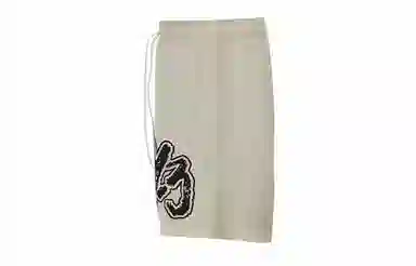 Y-3 Logo Shorts White