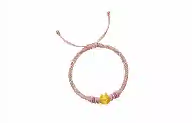 周六福 生肖龙系列比心龙宝 足金 一口价 黄金手链 男女同款情侣款