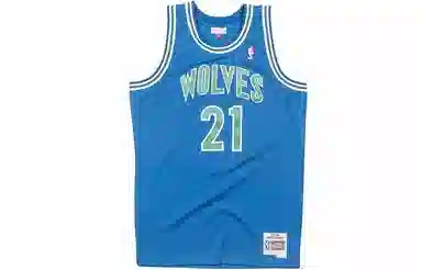 Mitchell & Ness Kevin Garnett 1995-96 Blue Jersey