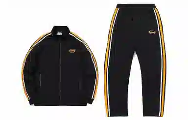 LiNing Sports Fashion Zip Sweatshirt Set Black