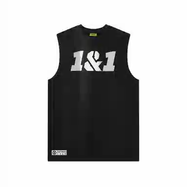 普鲁士多特蒙德 美式复古潮流休闲运动风舒适宽松坎肩圆领数字纯色无袖背心 男女同款