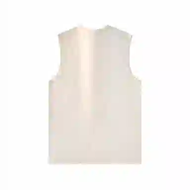 普鲁士多特蒙德 美式复古潮流休闲运动风舒适宽松坎肩圆领数字纯色无袖背心 男女同款