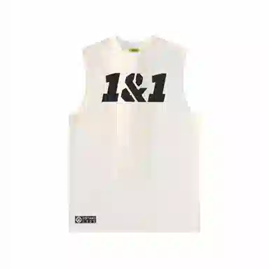 普鲁士多特蒙德 美式复古潮流休闲运动风舒适宽松坎肩圆领数字纯色无袖背心 男女同款