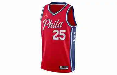 Jordan 76ers Simmons 25 Jersey