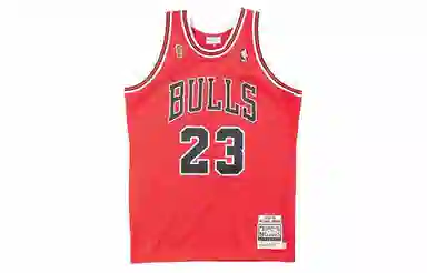 Mitchell & Ness NBA 1995-96 Finals Chicago Bulls Michael Jordan 23 Jersey Red