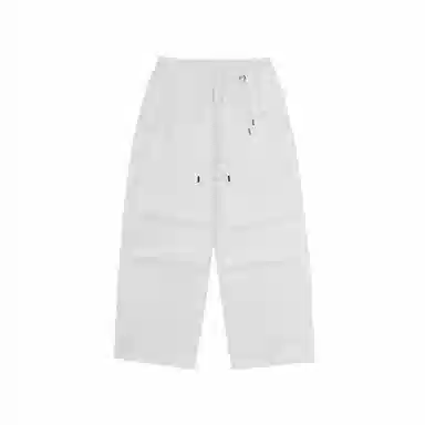 膨胀潮牌 成衣洗水宽松口袋阔腿休闲裤 男女同款