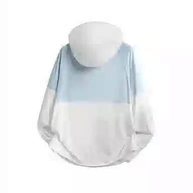 美力城 纯色防紫外线基础款凉感吸湿排汗薄款外套运动透气户外简约宽松百搭连帽长袖 超轻透气速干防紫外线防晒服 男女同款