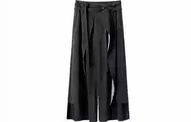Huànxiàngzhě Original Design Wide-Leg Pants Black