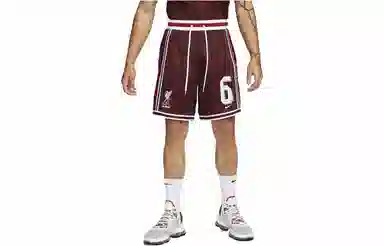 Nike x LeBron x Liverpool FC Burgundy Shorts