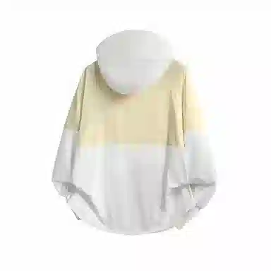 美力城 纯色防紫外线基础款凉感吸湿排汗薄款外套运动透气户外简约宽松百搭连帽长袖 超轻透气速干防紫外线防晒服 男女同款