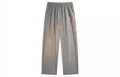 王者荣耀 鲁班七号星空梦想款 美式学院风纯色褶皱百搭长裤字母印花潮流系带直筒针织运动宽松户外通勤高级感休闲裤 男女同款