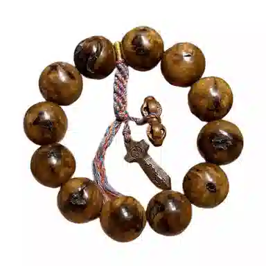 書卓 正宗雷击枣木全雷痕护身百年深山老树龄原木挂件平安#好运 檀木 手串 男女同款情侣款