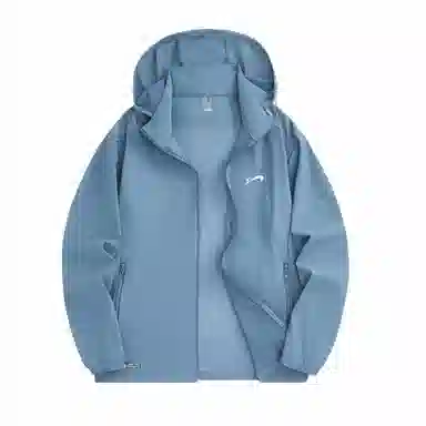 贵人鸟 美式复古高街舒适时尚简约纯色宽松休闲百搭户外运动轻薄长袖 防紫外线速干透气凉感防晒服 男女同款