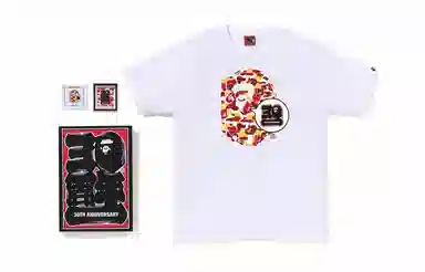 BAPE SS23 30th Anniversary Tee White