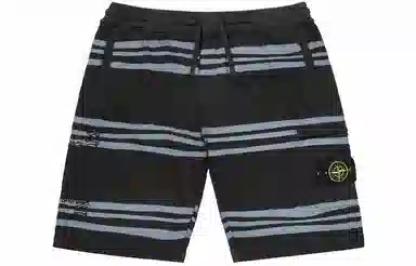 Supreme x Stone Island Warp Stripe Sweatshort