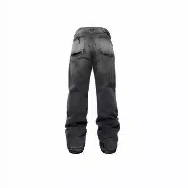 Southteenager Vintage Distressed Jeans Black Grey
