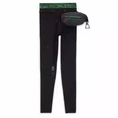 Nike x Off-White FW23 Striped Logo Waistband Pants Black