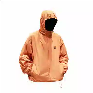 巴塞罗那足球俱乐部 户外冰皮轻薄外套皮肤衣宽松连帽 超轻透气防紫外线防晒服 男女同款