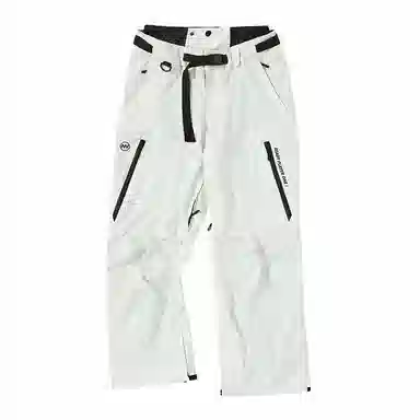 南恩 纯色防水宽松工装滑雪裤 男女同款