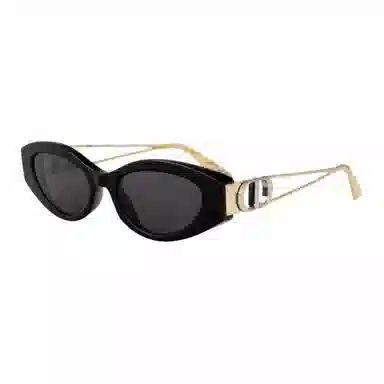 DIOR Original Design Irregular Sunglasses Black