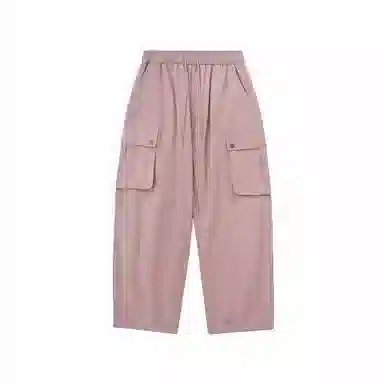 膨胀潮牌 宽松纯色阔腿休闲裤 男女同款