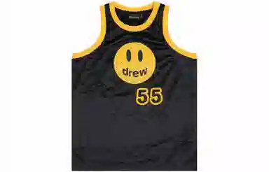 Drew House SS22 Mesh-mascot-basketball-jersey-black