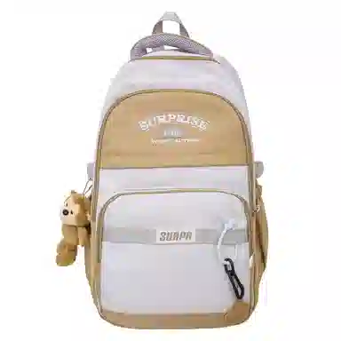 恒源祥 校园可爱拼色原宿大容量 尼龙 双肩包 女款 多色