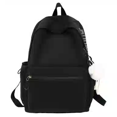 醇龙 纯色简约大学生时尚旅行高中学生 尼龙 双肩包 男女同款情侣款 多色