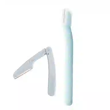 简应舒 进口微距护网折叠修眉刀组合 便携