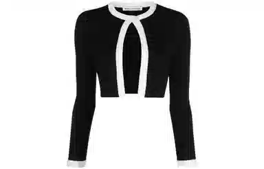 Alexander Wang SS22 Logo Cardigan