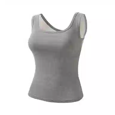 内在密码 带胸垫方领透气显瘦内搭外穿背心 女款