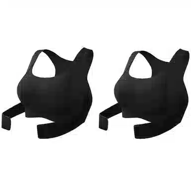 润微 隐形矫姿挺背无痕一体美背聚拢文胸 女款 组合装