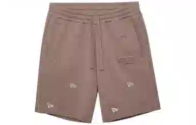 New Era SS24 Gradient Embroidered Shorts Khaki