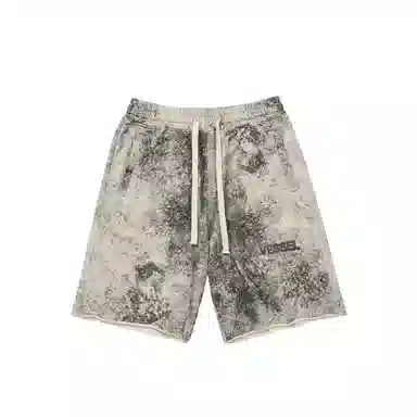 xVESSEL Marble Pattern Shorts Grey