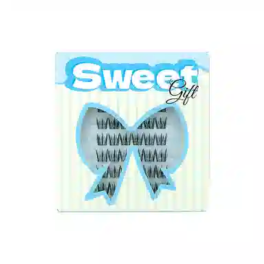 酷乐丝 鸟系上镜大眼款假睫毛 胶水款自然纤长款 鸟啾啾 仿真舒适 根根分明 立体卷翘 可重复使用 新手化妆