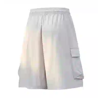 兰缪 纯色基础款运动简约美式复古百搭日常通勤舒适透气五分休闲短裤 男女同款