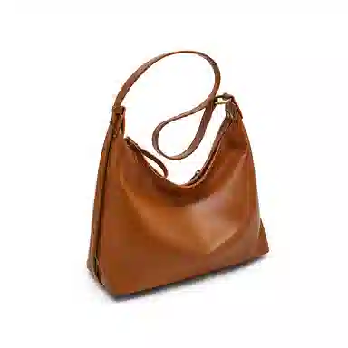 老人头 时尚高级感气质百搭通勤 牛皮 单肩包 女款 多色