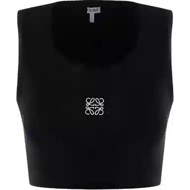 LOEWE Sleeveless Pullover Black