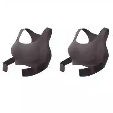 润微 隐形矫姿挺背无痕一体美背聚拢文胸 女款 组合装